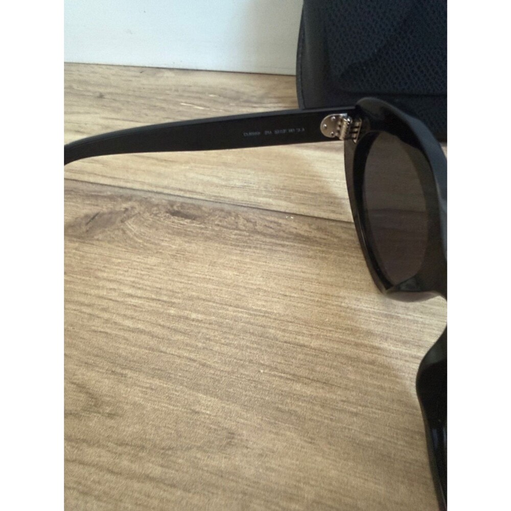 Celine Black Oval Cat-Eye Women's Sunglasses - Picture 6 of 6